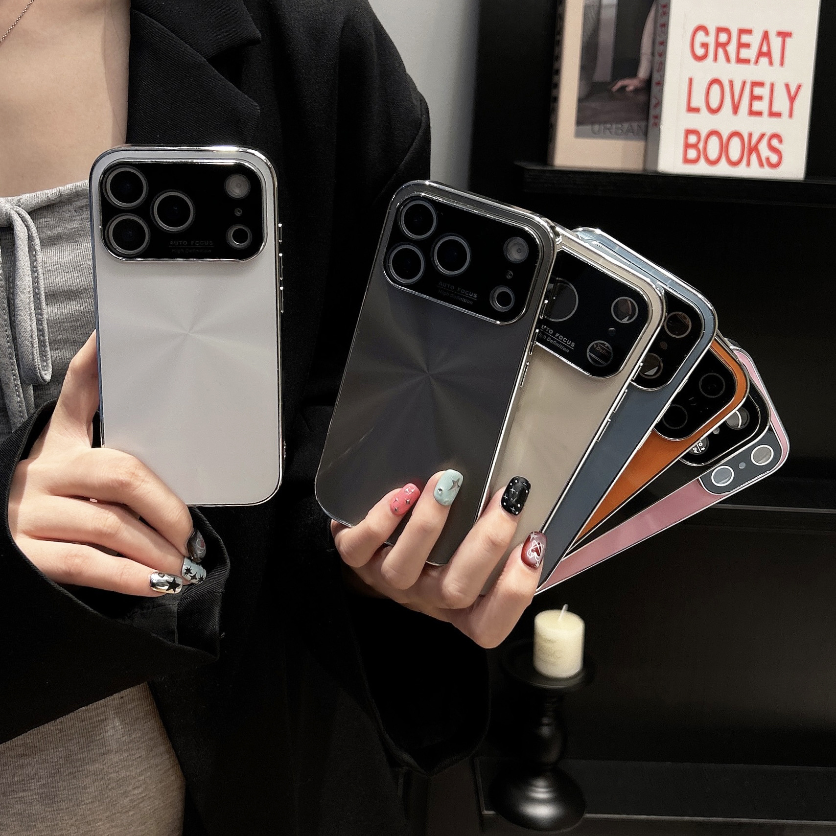 Nuevo Apple iPhone17 caso de teléfono móvil 17 gran ventana Aurora serie a prueba de caídas cubierta mayorista image 3