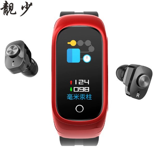 Умные часы, универсальные наушники, для импорта, bluetooth, 2 в 1