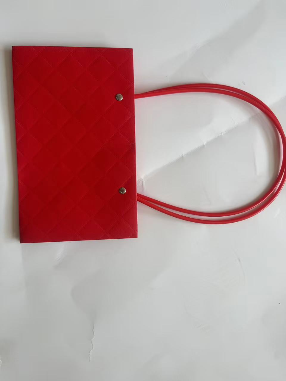 Bolso de mano de piel de vaca gruesa, bolso de arreglo floral, caja de regalo de flores del día de la madre, caja de material de embalaje floral, regalo de floristería