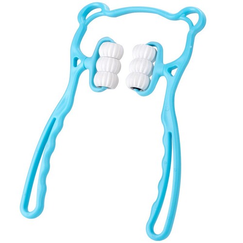6-wheel multifunctional manual cervical spine massager neck neck roller neck clamp shoulder and neck massager factory