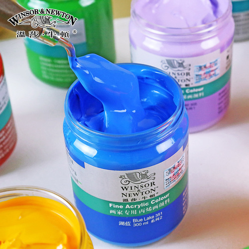 Winsor & Newton 300ml painter's acrylic paint wall painting art test waterproof fluid acrylic paint wholesale