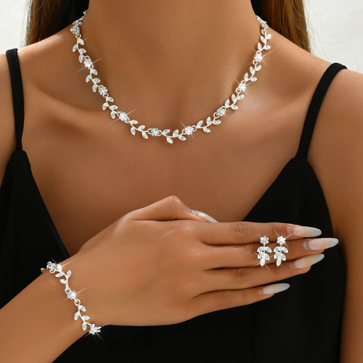 G256 silver three-piece set