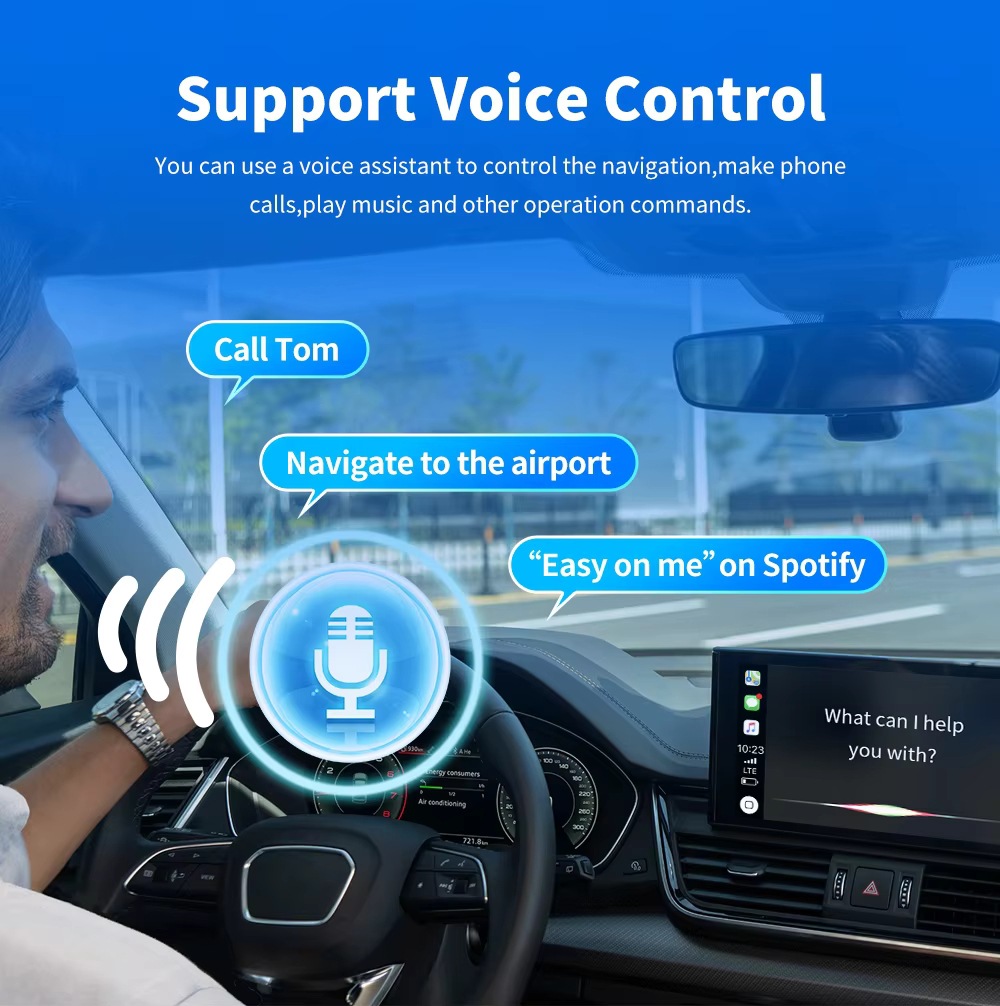 CarPlay module Android Auto car-machine connectivity box 2-in-1 smart wireless CarPlay box