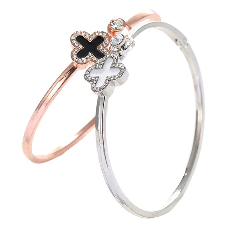 Трансграничная мода четырехлистный браслет с бриллиантами