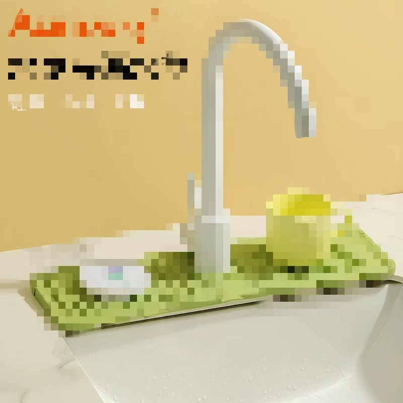 Наклонный сливной коврик кран брызгозащищенный коврик уклон брызгозащищенный водяный обрезной коврик силиконовый коврик