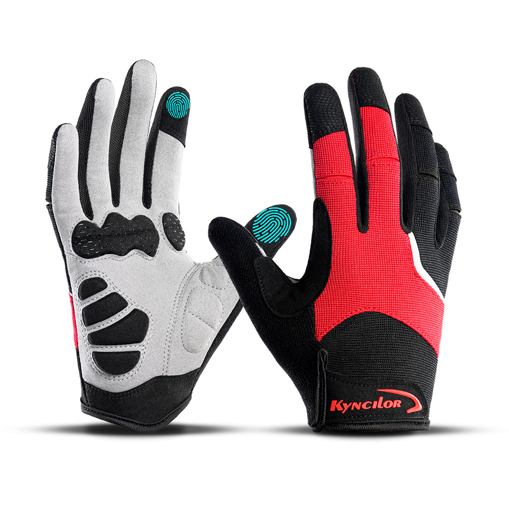 Vilico2024 Guantes de ciclismo para deportes al aire libre de primavera y verano Guantes de bicicleta de pantalla táctil antidesgaste