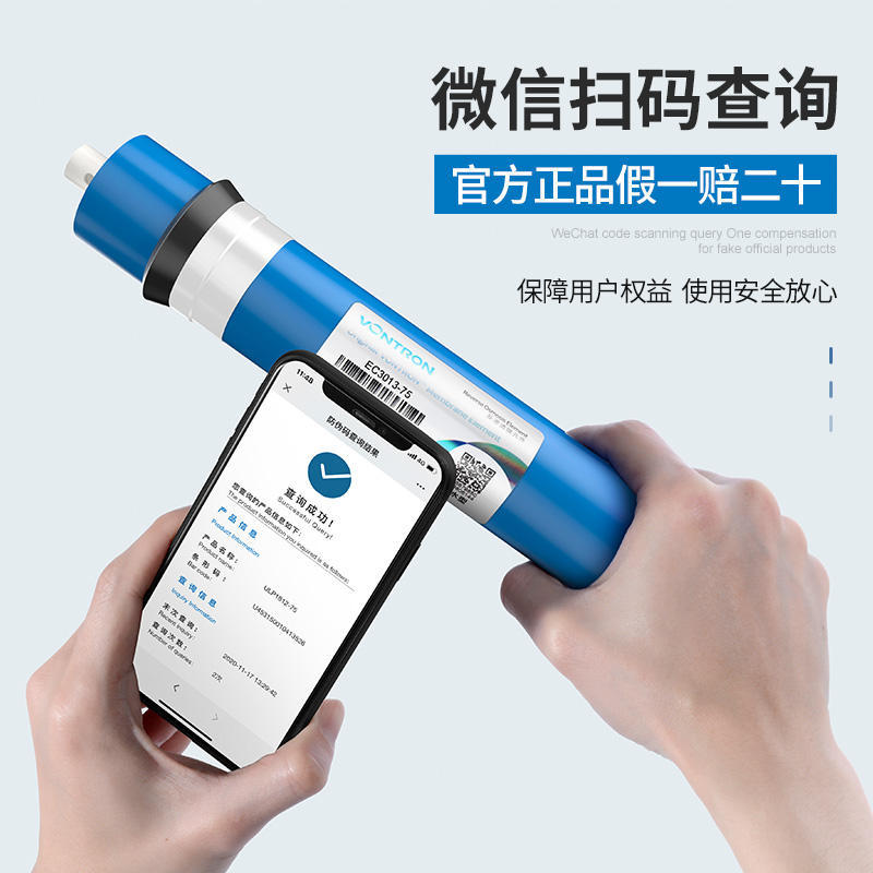 Purificador de agua doméstico ro filtro de ósmosis inversa membrana RO membrana de ósmosis inversa era de convergencia Wharton ro accesorios de membrana de ósmosis