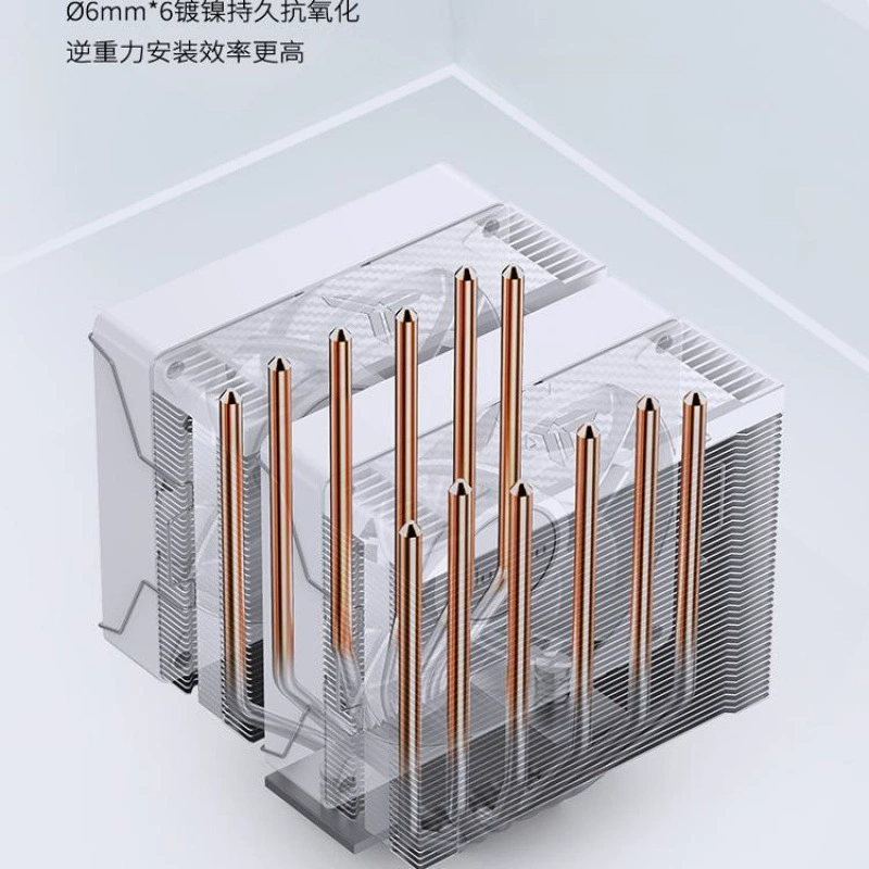 Jonsbo CR-3000E двойная башня, радиатор с 6 тепловыми трубками, ARGB синхронный кулер для CPU, совместим с AMD 1700
