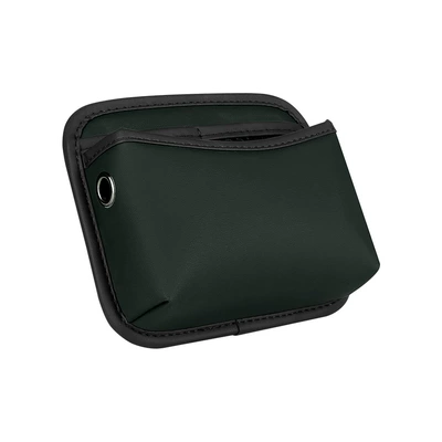 Car Multifunctional Storage Box, Car storage bag/box - 3096-nappa-leather-storage-box-green