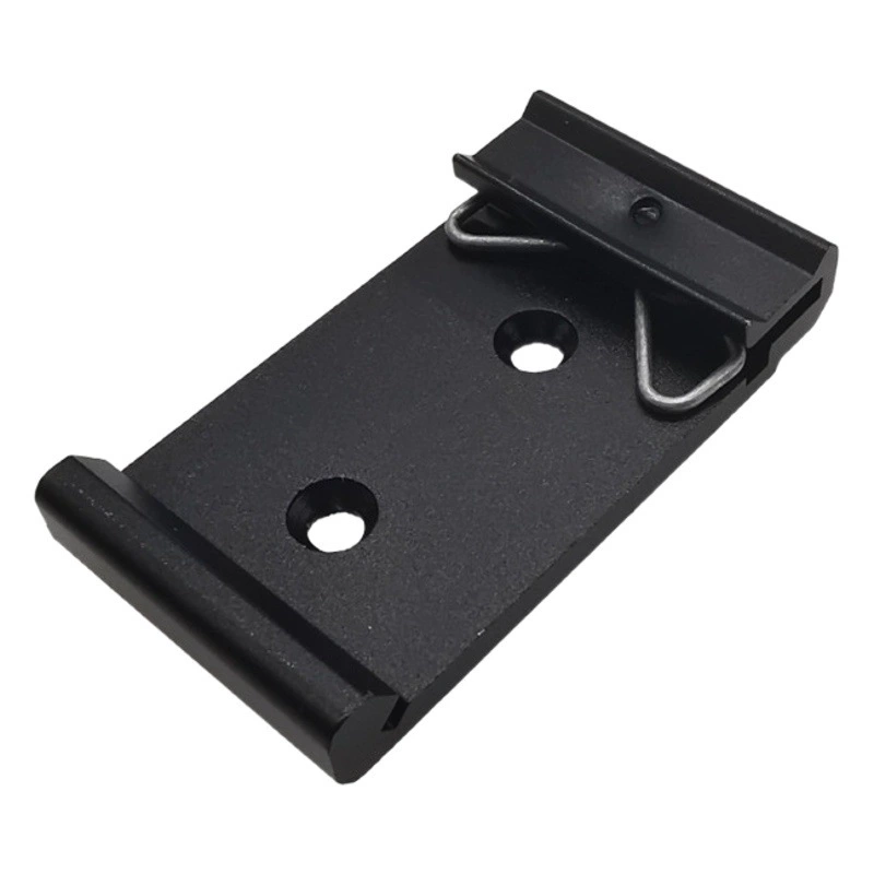 Стандартная Пряжка для монтажа на рейку 35 мм Пряжка из алюминиевого сплава подвесная Пряжка для рельса переключателя