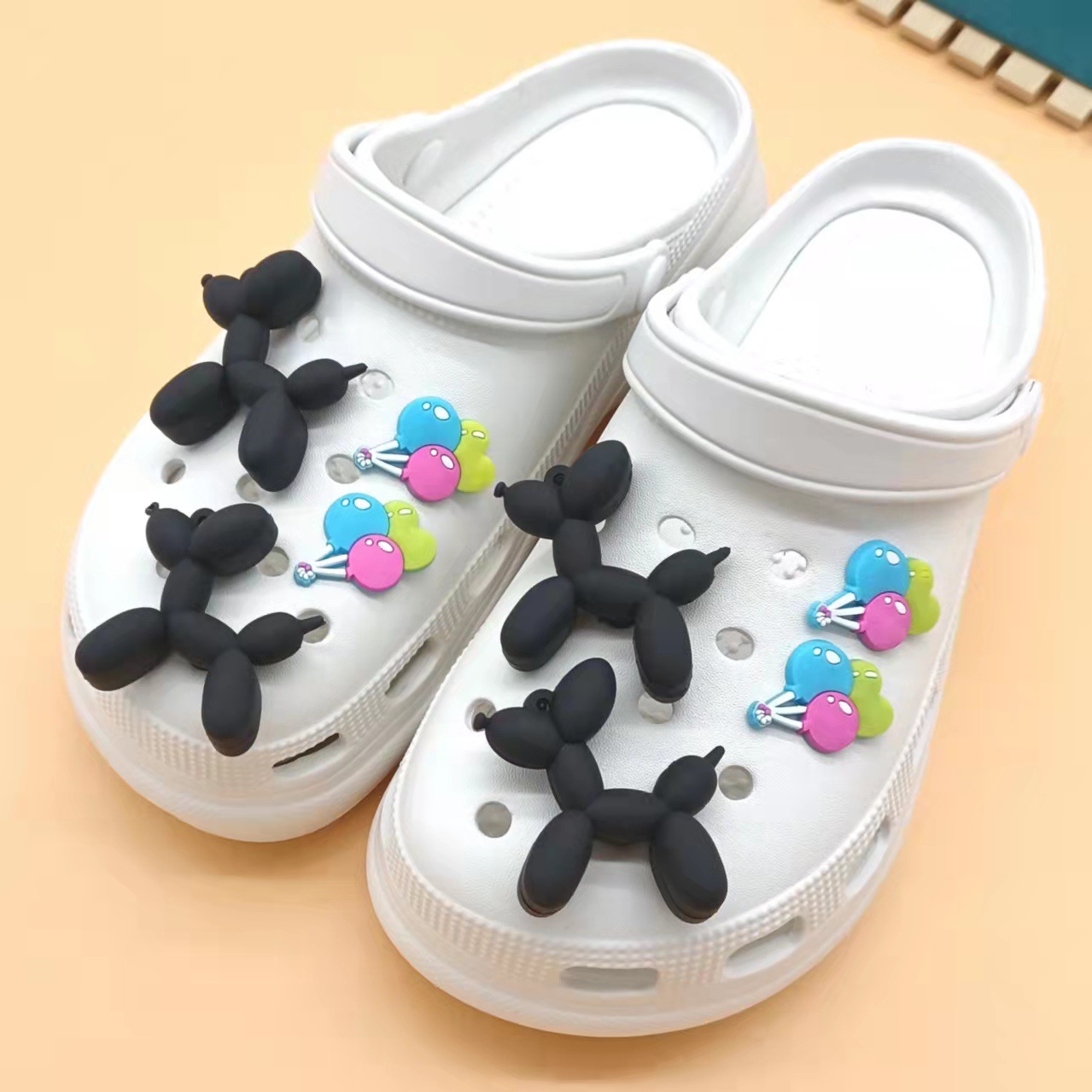 Cute Cartoon Shoe Buckle Accessories Bubble Dog  Shoe Buckle display picture 3