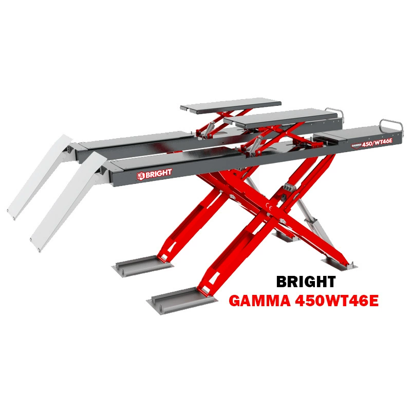Подъемник для автомобилей BRIGHT Firehawk CAR LIFT ультратонкий четырехколесный с большим подъемом GAMMA 450/WT46E