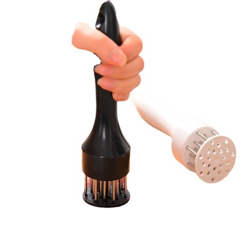 Household steak tenderizer stainless steel tendon needle outdoor barbecue pork chop tenderizer meat hammer kitchen tool