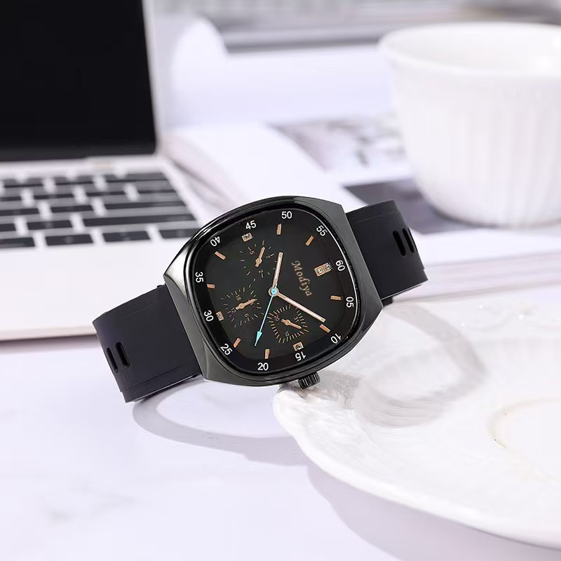 Manufacturer's Ready-Made Student Watches, Men's Quartz Watches, Women's Watches, Silicone Straps, High-End Cross-Border Hot Wholesale