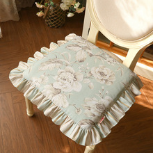 花邊椅墊餐椅子墊棉坐墊裝美式法式歐式現代布藝可拆洗四季可用