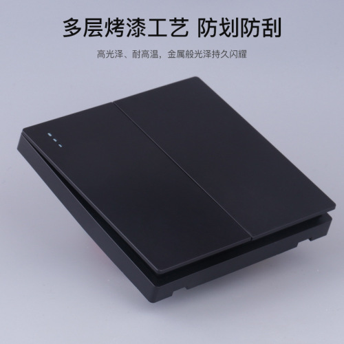 Foreign Trade British 13a Socket USB Switch Panel Suitable for Hong Kong, Macau, Malaysia, Singapore Wall Power Supply Black