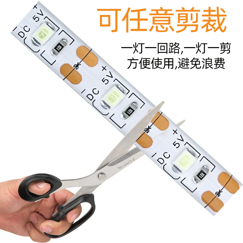 Tira de luz LED 2835 lámpara de crecimiento de plantas 5V USB impermeable espectro completo flor vegetal suculentas Luz de relleno tira de luz de la planta