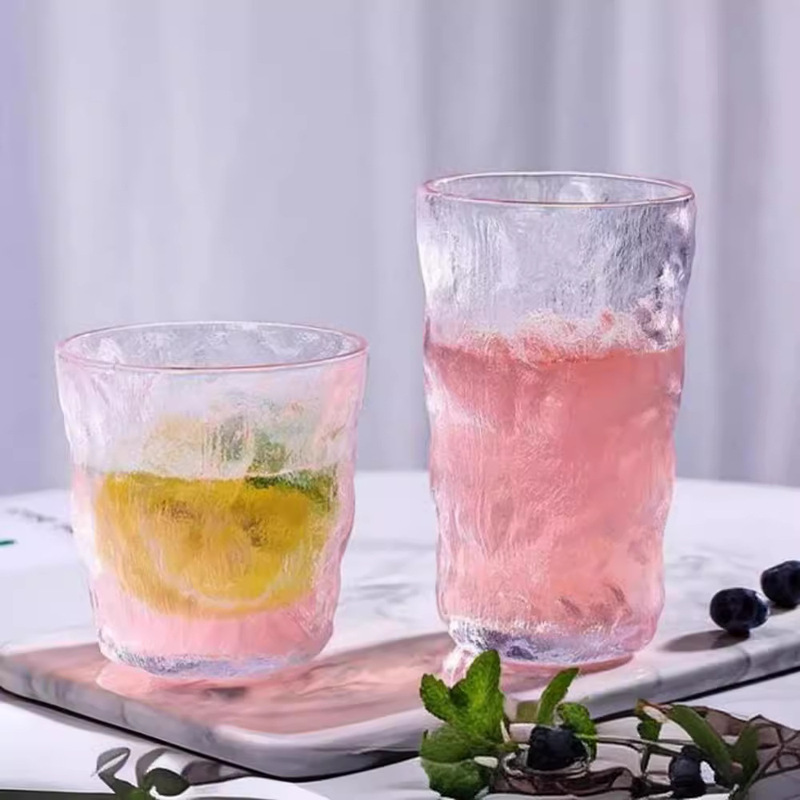 Internet Celebrity Glass ins Style Summer Unique Glacier Pattern Creative Water Cup Japanese Style Hammer Pattern Glass Whiskey Wine Glass Internet Celebrity Glass ins Style Summer Unique Glacier Pattern Creative Water Cup Japanese Style Hammer Pattern Glass Whiskey Wine Glass