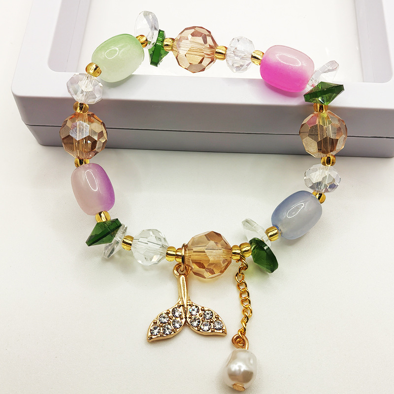 Alloy Material Simple Style Classic Style Fish Tail Alloy Wholesale Bracelets