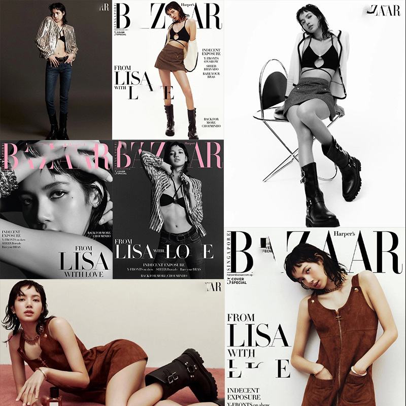 Bp LISA 画报 不干胶海报 墙贴画 装饰画 粉丝应援 明星周边