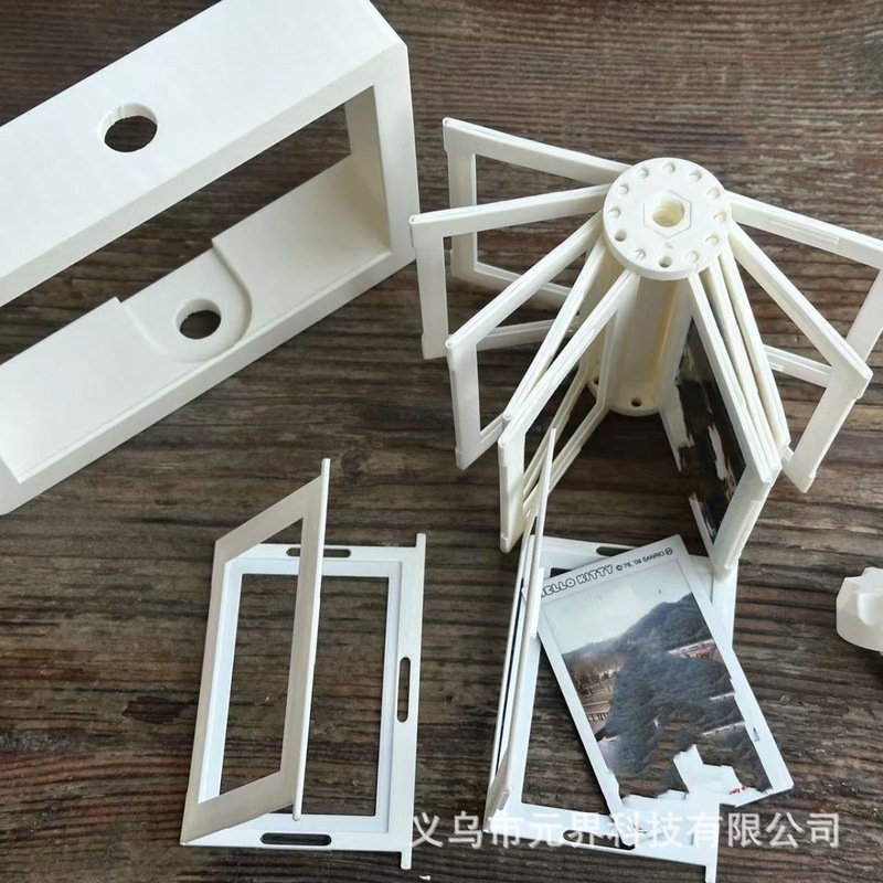 3D プリントポラロイドフォトアルバムページめくり立体フォトフレーム回転フォトフレーム収納写真装飾品 3inch 写真|undefined