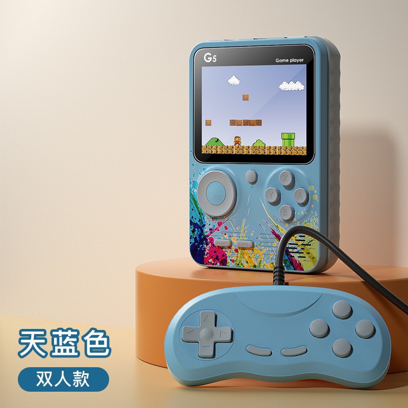 Cross-border G5 consola de juegos de mano clásica nostálgica 500 en uno doble retro conectable consola de juegos de televisión