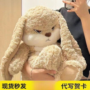 Cute Rabbit Plush Toy Doll Super Cute Soothing Rabbit Doll Pillow Girls Internet Celebrity Free Shipping