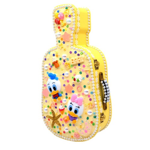 Guitar Music Box Children's DIY Violin Cream Glue Accessories Violin Music Box Handmade DIY Material Pack