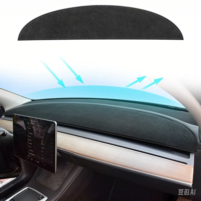 Tesla Model Y Model 3 2017-2023 üçün Panel İşıqkeçirməyən Mat