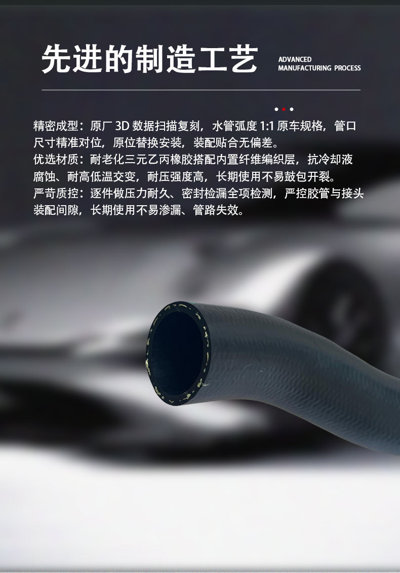 16572-F0140 water tank lower hose, suitable for the radiator lower hose of the 2021 Toyota Wildlander