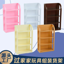 娃娃屋微缩食玩货架面包架过家家玩具仿真超市货架跨境微缩场景