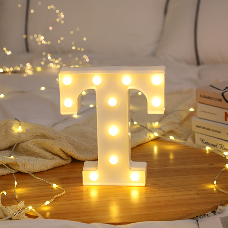 LEDレターライト告白プロポーズ誕生日告白新婚英数字英語シーンレイアウト装飾スタイリングライト|undefined