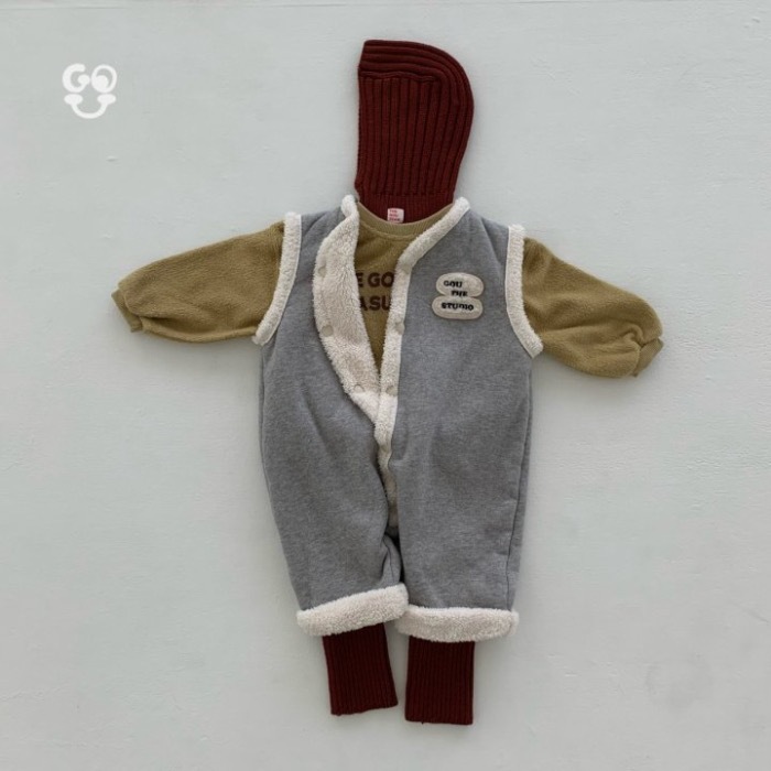 Ropa de invierno infantil coreana ropa de invierno para bebés, ropa de invierno para niños chalecos de peluche, ropa de escalada de invierno
