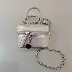 小紅書網紅同款小香風迷你口紅包鏈條斜跨包包小2023春夏新款女包