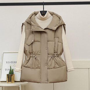 oversize Autumn and Winter Short Down Cotton Vest Vest Vest Vest Jacket Loose All-match 2023 New Fashionable