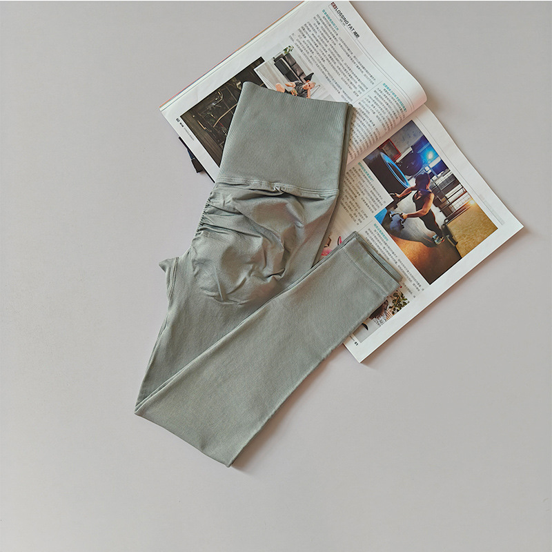 Pantalones de gimnasio sin costura europeos y estadounidenses, cintura alta, abdomen, caderas, pantalones de melocotón para correr, yoga, leggings apretadas