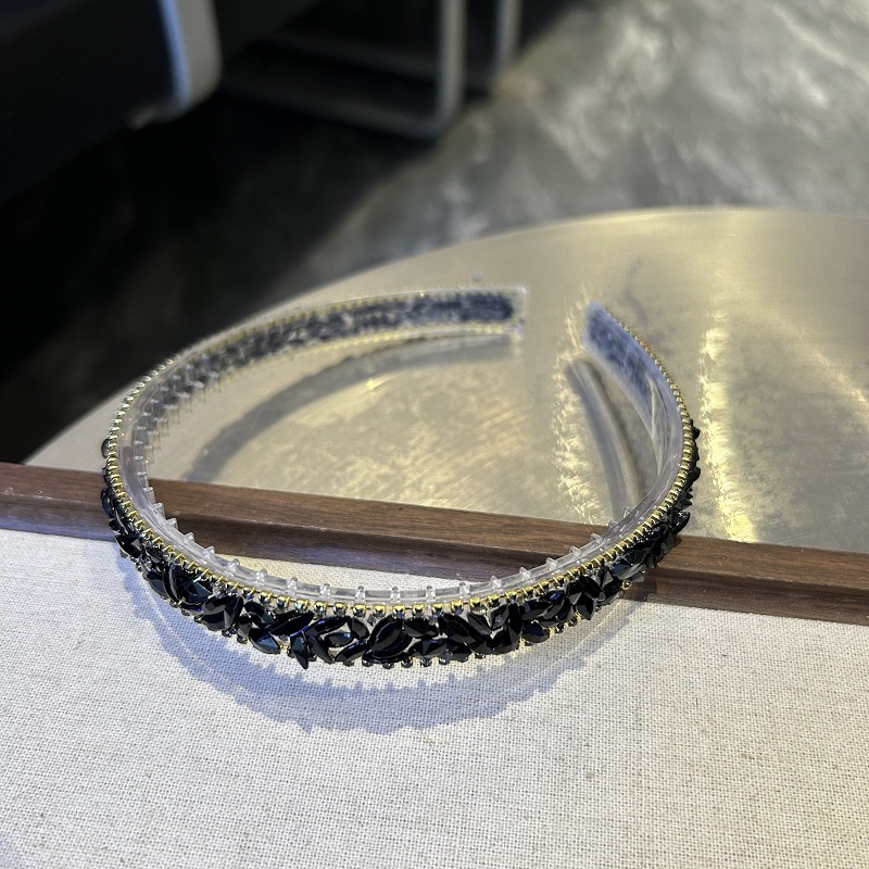 120g Weight Hair Band Hair Accessories Type 1 Piece Quantity Holiday, Daily Occasion Crystal Material Geometric Pattern All Seasons Season Women's Gender Vintage Style, Simple Style Style Vintage Style Simple Style Women's Geometric Crystal Hair Band 18
