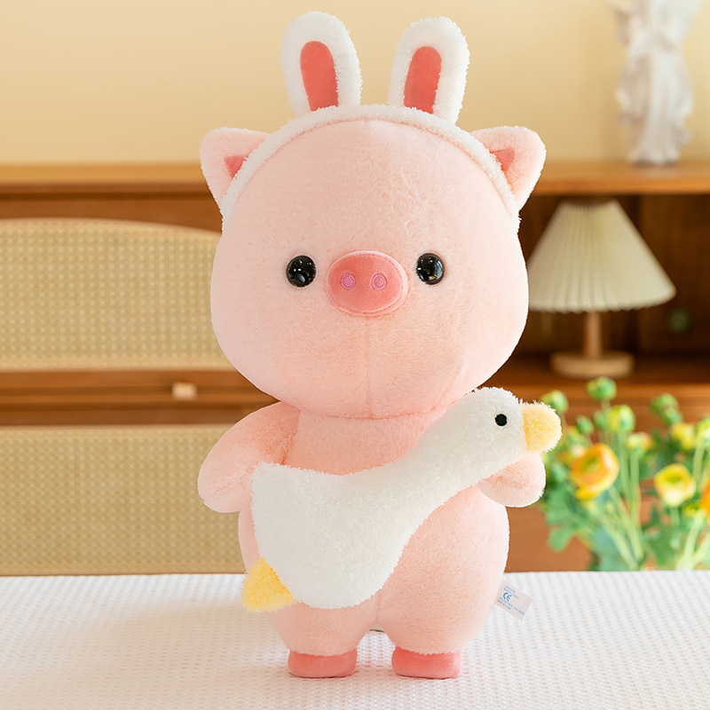 アヒル、ブタ、ウサギのぬいぐるみ、女の子への誕生日プレゼント、人形、睡眠枕、人形、睡眠人形|undefined