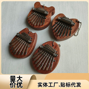 Thumb Piano Kalimba Export Hot-Selling Small 8-Tone Thumb Piano Pendant Dropshipping Labeling Cross-Border Hot-Selling