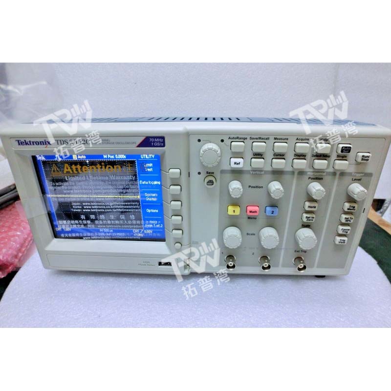 Tektronix 泰克 TDS2002C 数字存储示波器 70 MHz 双通道