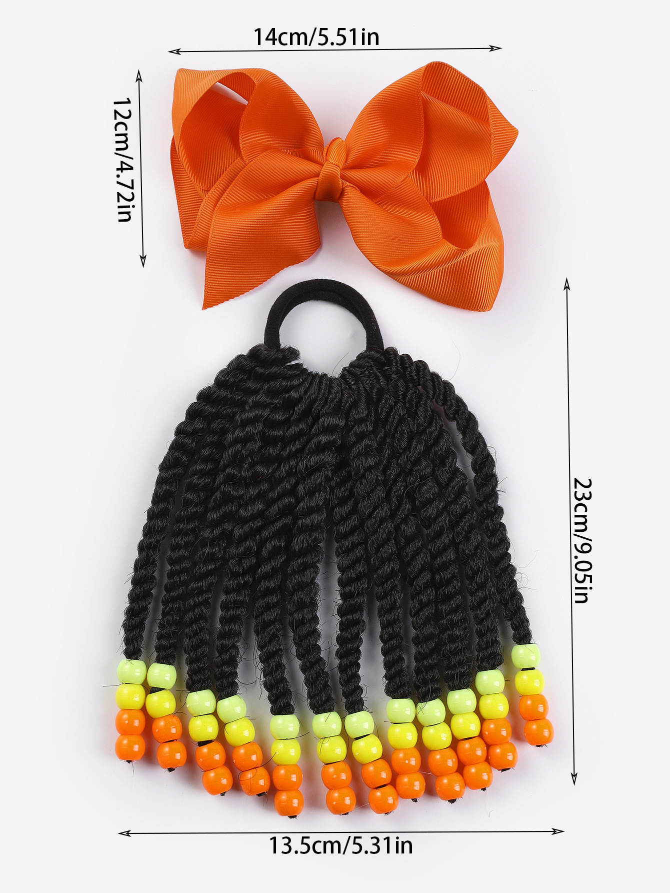 Nueva Amazon venta caliente para niños africanos pelucas de cola de caballo accesorios de pelucas negras para niños ponytail