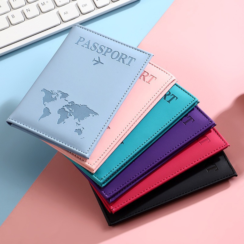 Neues grenzüberschreitendes Bestseller-Reisepass-Schutzetui PU-Reisepass-Halter Bordkarte-Halter Lagerbestand Großhandel Direktverkauf vom Hersteller Reisepass-Tasche