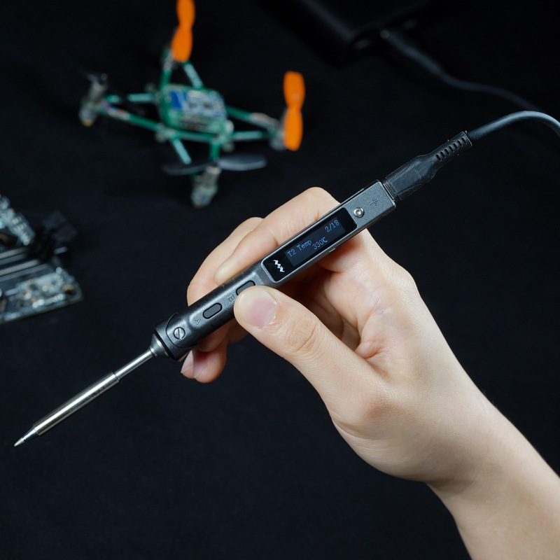 Ts101 Smart Soldering Iron Portable Mini USB Soldering Station High Power Constant Temperature Typec Soldering Pen Pd3.1