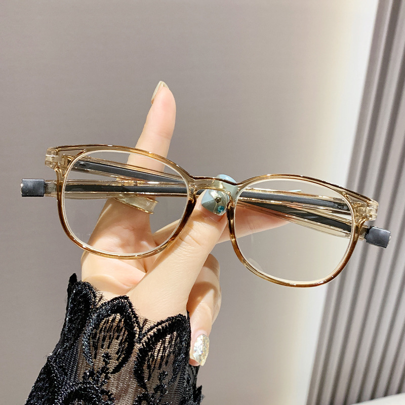 Gafas de lectura anti-luz azul con correa magnética, gafas deportivas anti-caída, gafas de lectura retro literarias para ancianos profesionales