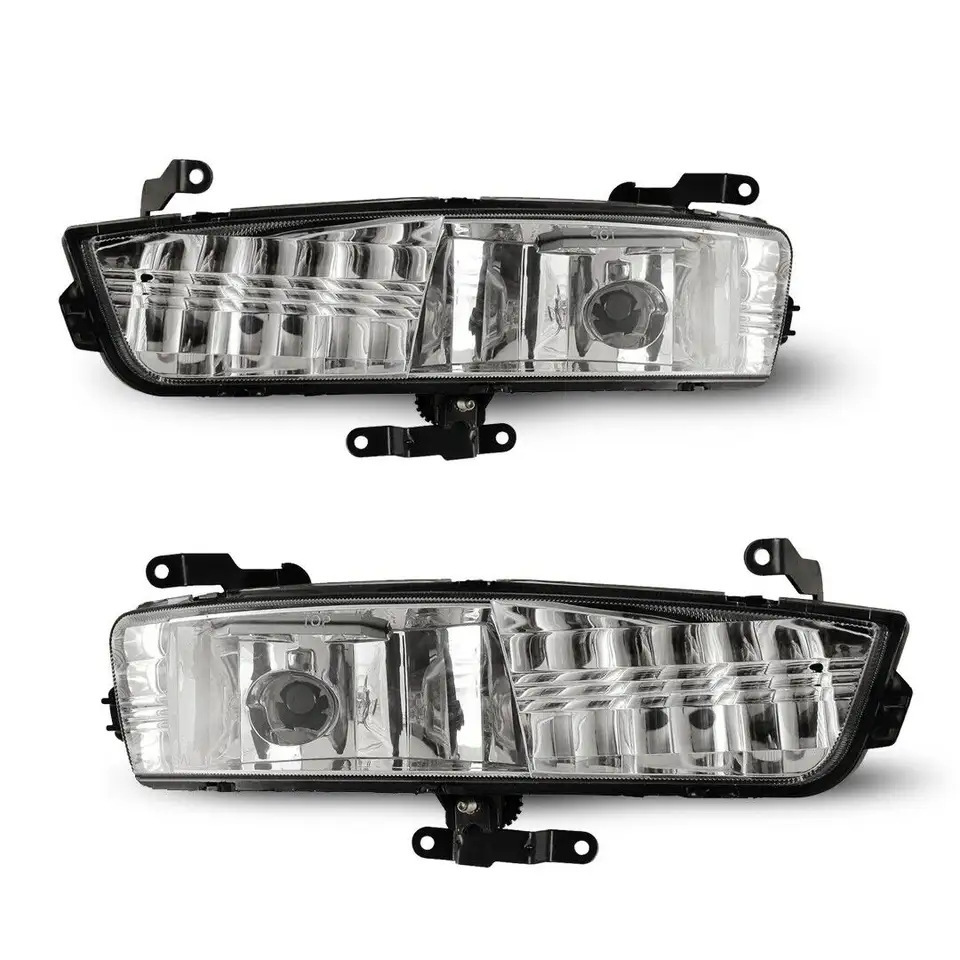 Suitable for Hyundai Accent 2007-2011, front fog lights, car fog light lens, daytime running light assembly