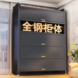 家用门口室内入户钢制鞋柜新爆款一体大容量铁艺多层防尘防潮鞋架