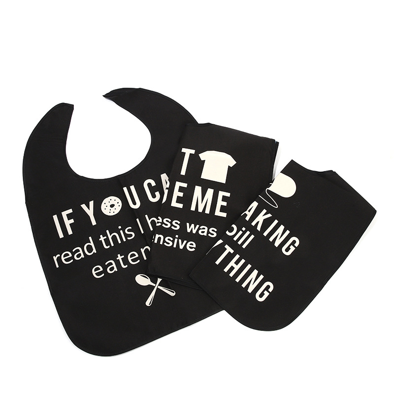 Babero para los ancianos a comer parálisis impermeable delantal grande para los adultos mayores babero adulto