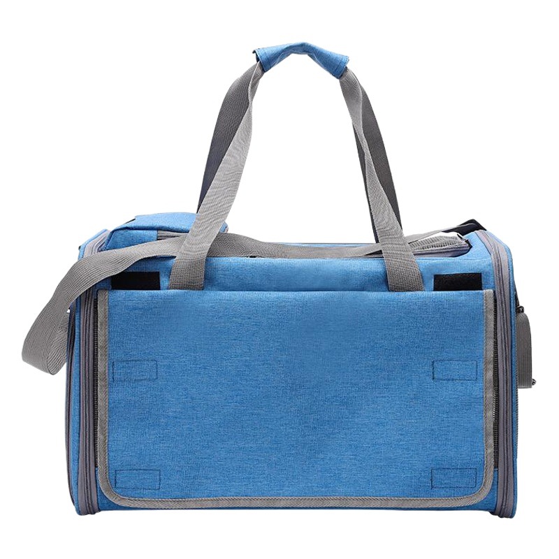 Bolsas para perros y gatos al por mayor, transportín para perros de gran capacidad, bolsa plegable portátil para mascotas, suministros para gatos.