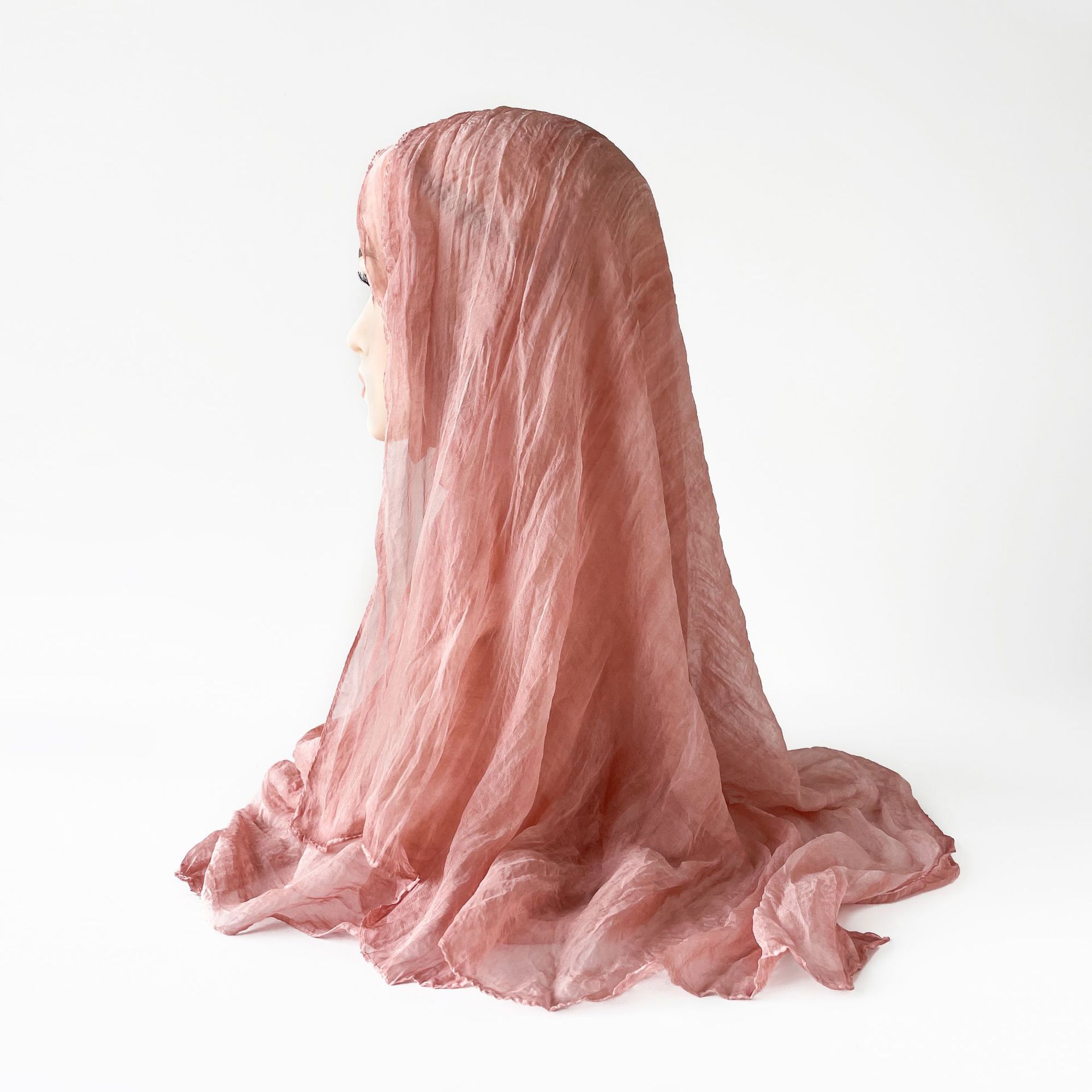 Women's Silk Scarf Lightweight Sunscreen Headscarf For Women_voghion.com