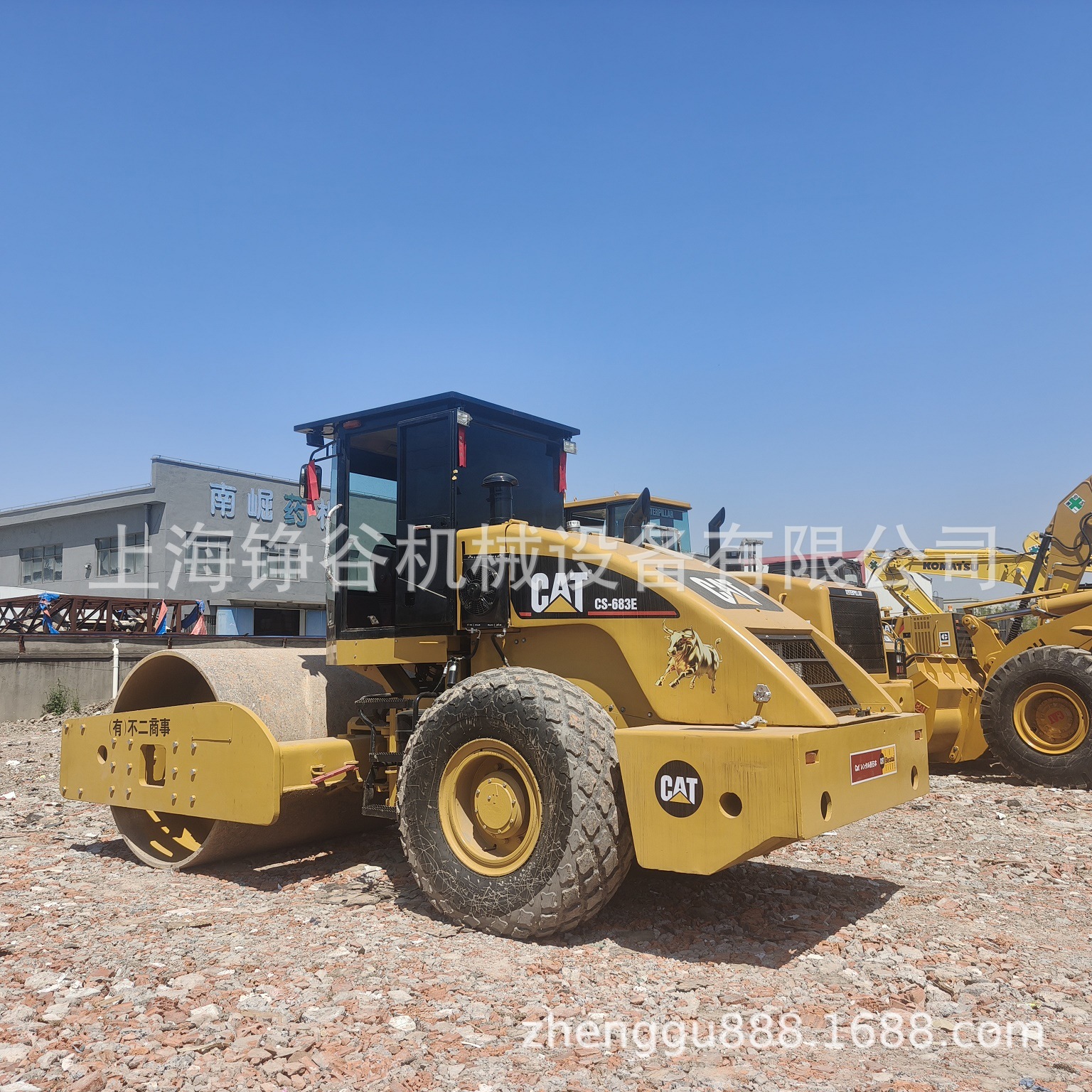 CAT683E压路机，卡特彼勒CS683E压路机，二手卡特压路机